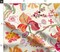 Whimsical Watercolor Flowers Traditional Cream Botanical Heritage Revival English French Custom Printed Fabric by Spoonflower Various Fabrics by the Yard or Fat Quarter